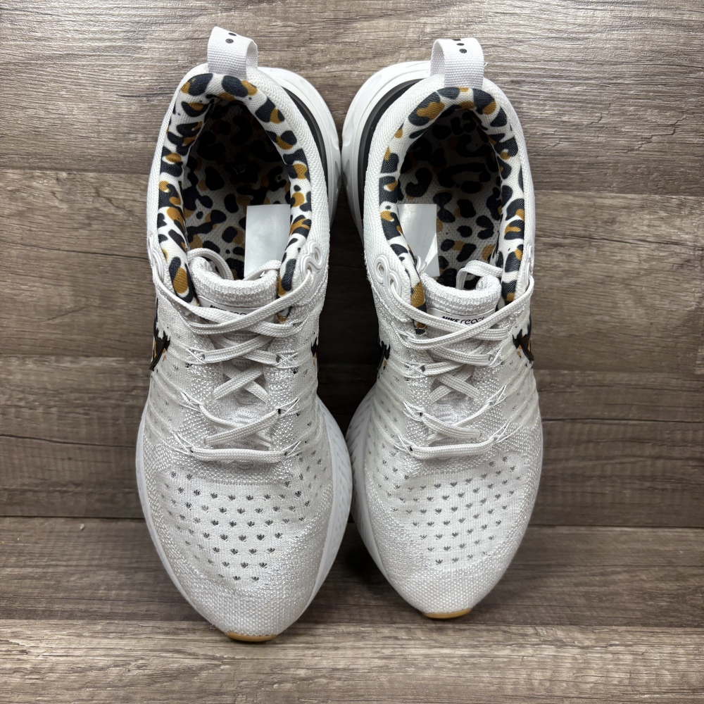 Nike React Infinity Flyknit White Gray Womens US Size 8 DJ5932-001 Running Shoes - Picture 8 of 10